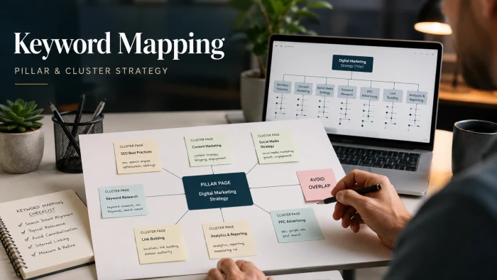 How to Map Keywords to Pillar and Cluster Pages Without Overlap