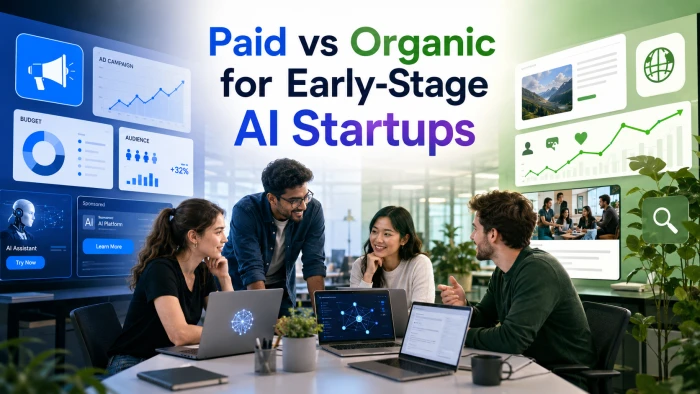 Paid vs Organic for Early-Stage AI Startups