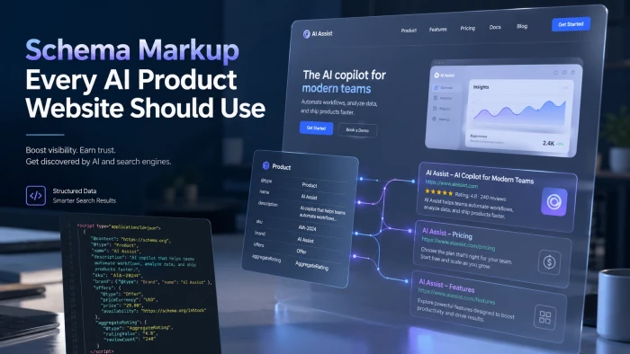 Schema Markup Every AI Product Website Should Use