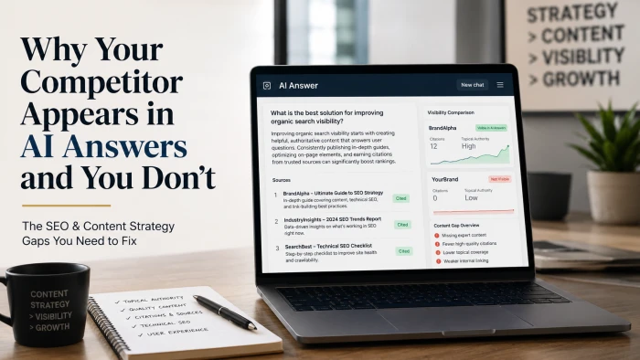Why Your Competitor Appears in AI Answers and You Don’t